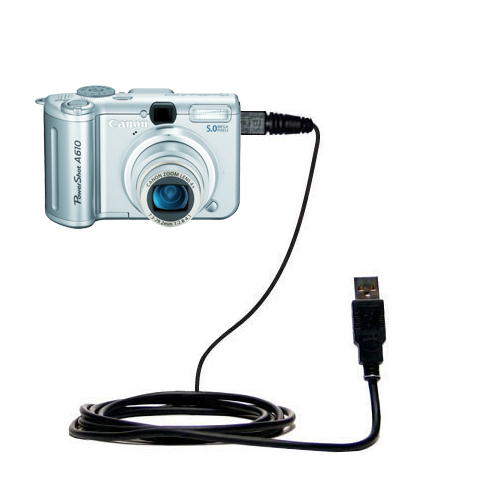 USB Data Cable compatible with the Canon Powershot A610