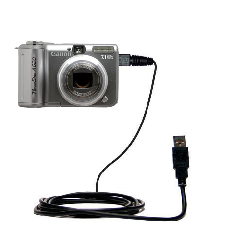 USB Data Cable compatible with the Canon Powershot A620