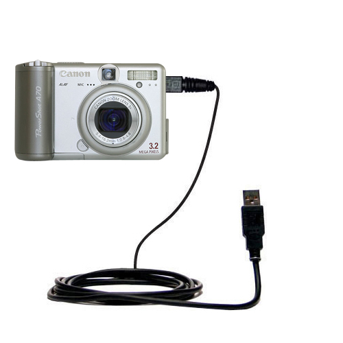 USB Data Cable compatible with the Canon Powershot A70
