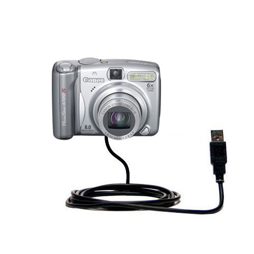 USB Data Cable compatible with the Canon PowerShot A720 IS