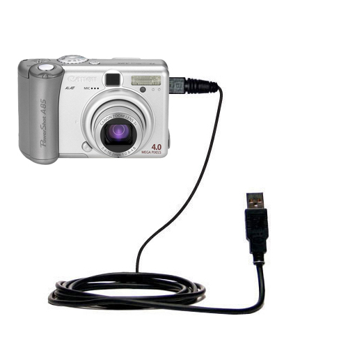 USB Data Cable compatible with the Canon Powershot A85