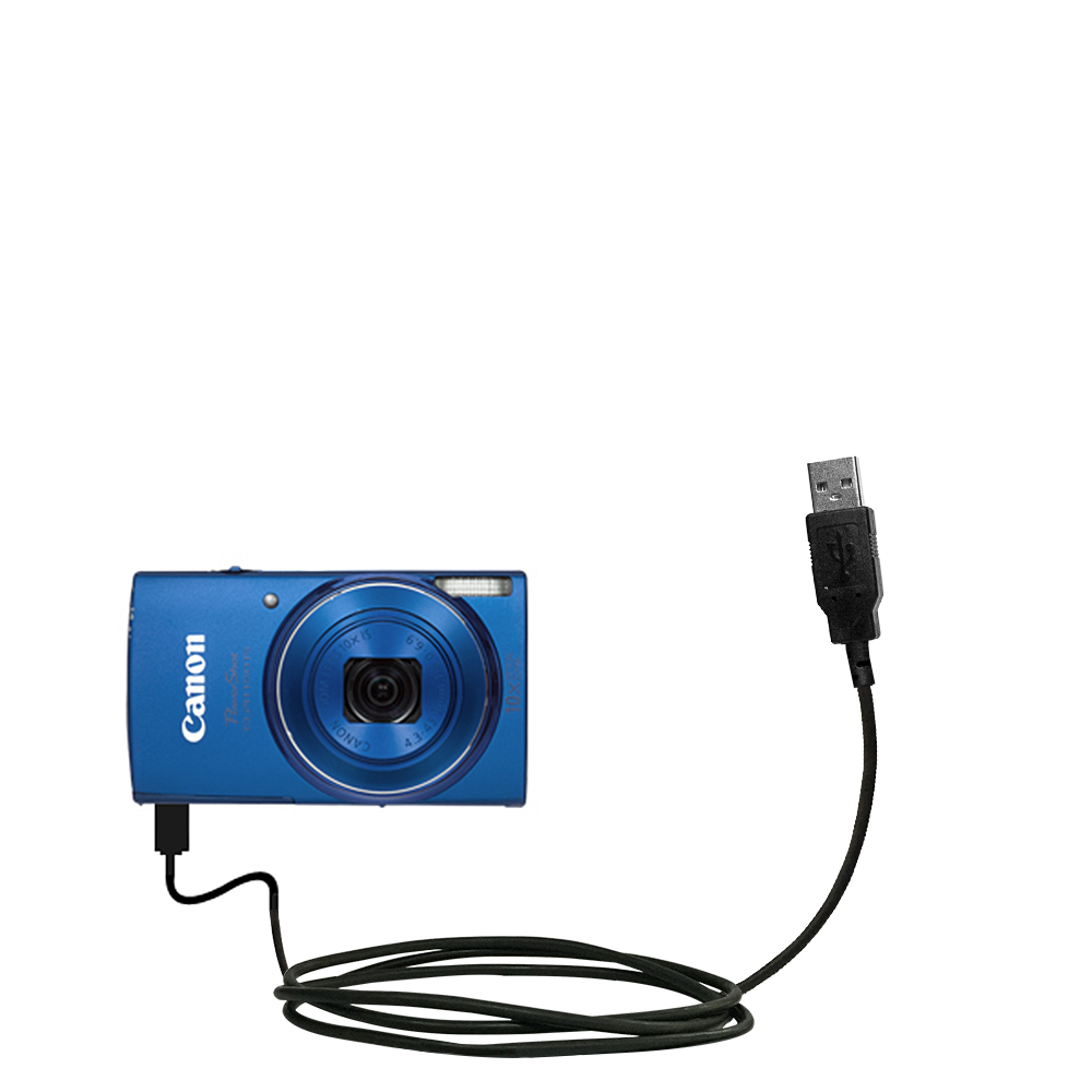 USB Data Cable compatible with the Canon Powershot ELPH 100 110 115 130 320 330 500 510 520 530