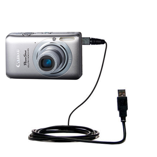 USB Data Cable compatible with the Canon Powershot ELPH 300 HS