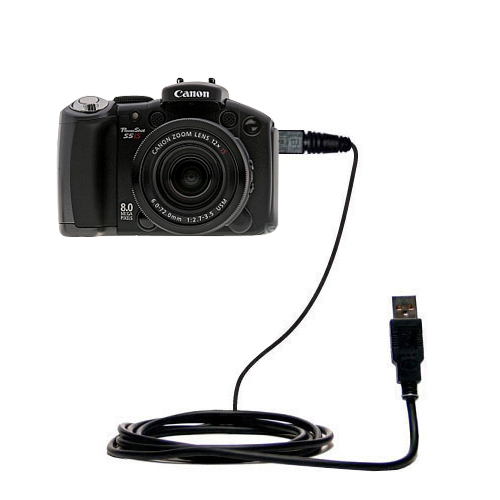 USB Data Cable compatible with the Canon Powershot S5 IS