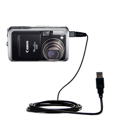 USB Data Cable compatible with the Canon Powershot S80
