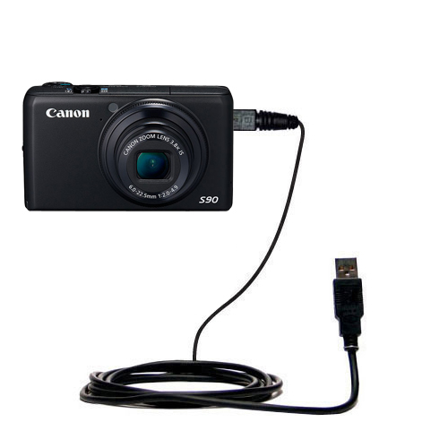 USB Data Cable compatible with the Canon Powershot S90