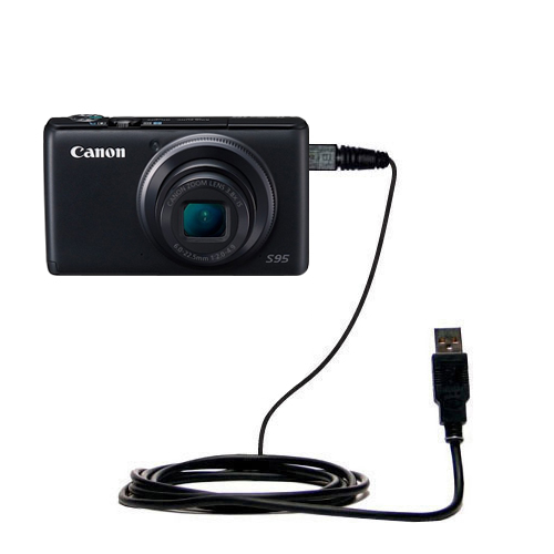 USB Data Cable compatible with the Canon Powershot S95