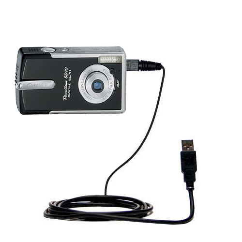 USB Data Cable compatible with the Canon Powershot SD10