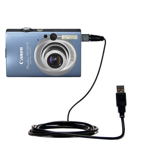 USB Data Cable compatible with the Canon Powershot SD1100 IS