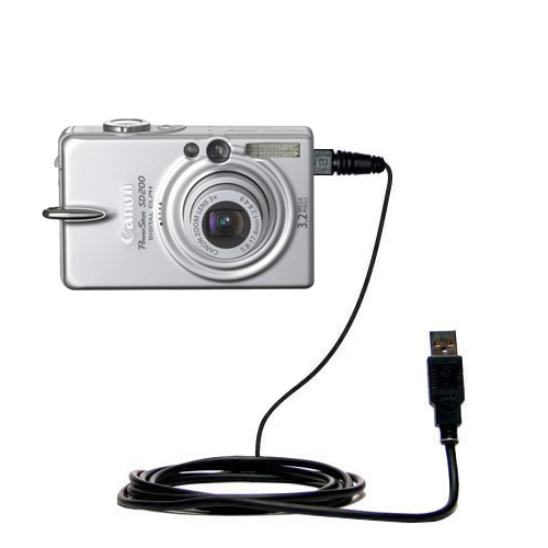 USB Data Cable compatible with the Canon Powershot SD200