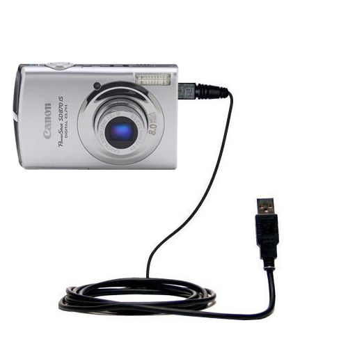 USB Data Cable compatible with the Canon Powershot SD870 IS