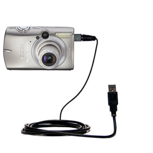 USB Data Cable compatible with the Canon Powershot SD950 IS