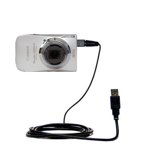 USB Data Cable compatible with the Canon Powershot SD970 IS