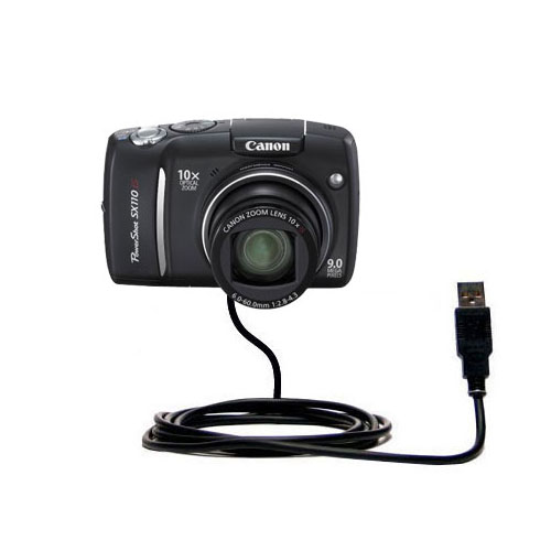 USB Data Cable compatible with the Canon PowerShot SX110 IS