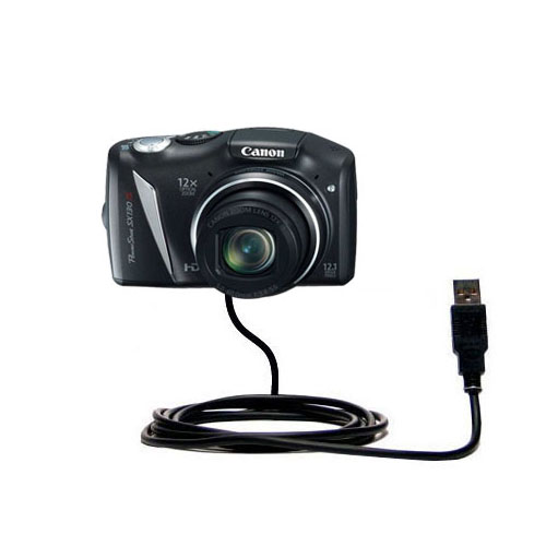 USB Data Cable compatible with the Canon PowerShot SX130 IS