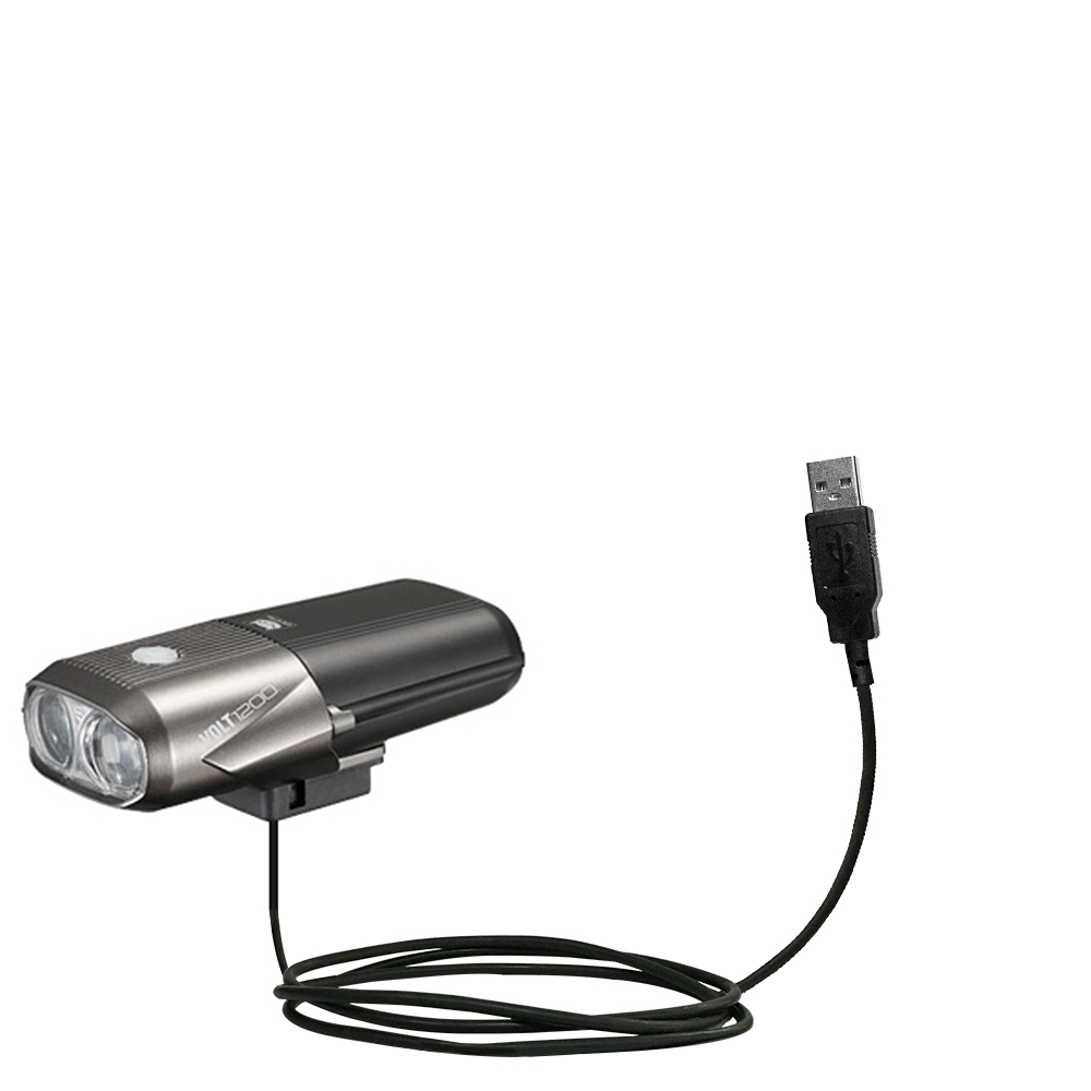 USB Cable compatible with the Cateye Volt 1200 HL-EL1000RC