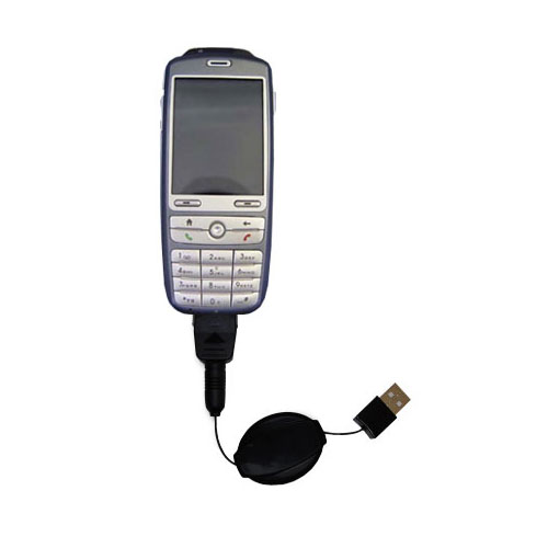 Retractable USB Power Port Ready charger cable designed for the Cingular 2100 and uses TipExchange