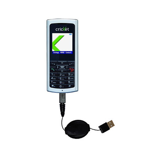 Retractable USB Power Port Ready charger cable designed for the Cricket EZ and uses TipExchange