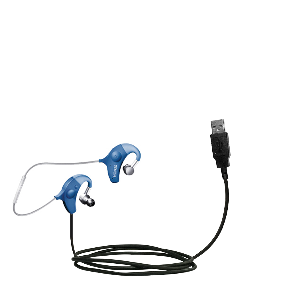 USB Cable compatible with the Denon AH-W150 Exercise Freak