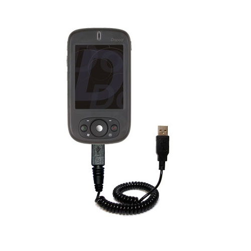 Coiled USB Cable compatible with the Dopod 818 pro