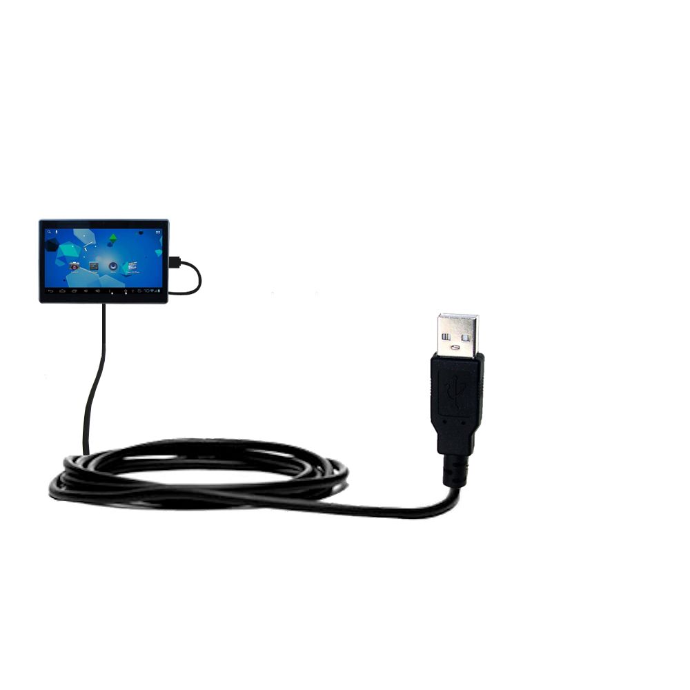 USB Cable compatible with the Double Power DOPO Tablet TD-1010