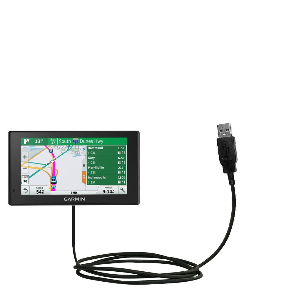 USB Cable compatible with the Garmin DriveSmart 70LMT