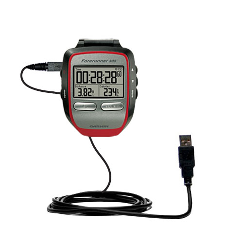 USB Cable compatible with the Garmin Forerunner 305