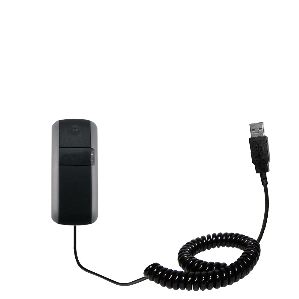 Coiled USB Cable compatible with the Garmin GTU 10