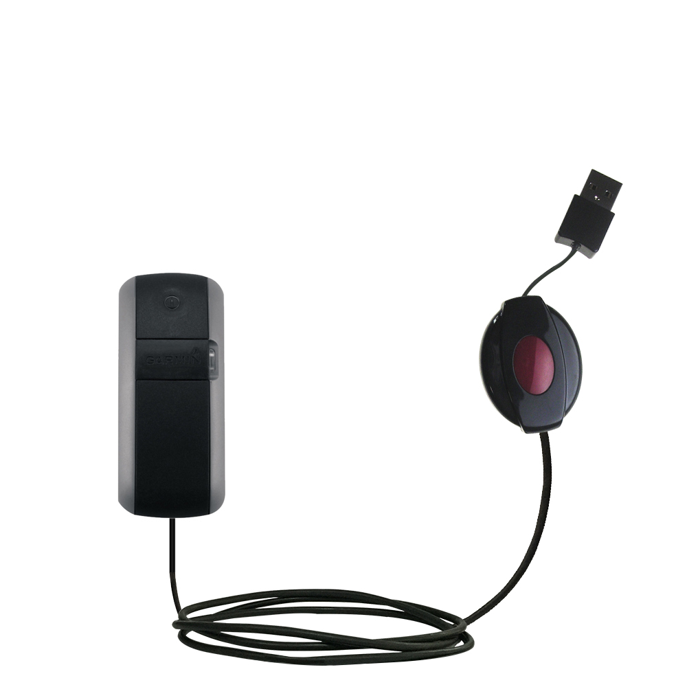 USB Power Port Ready retractable USB charge USB cable wired specifically for the Garmin GTU 10 and uses TipExchange