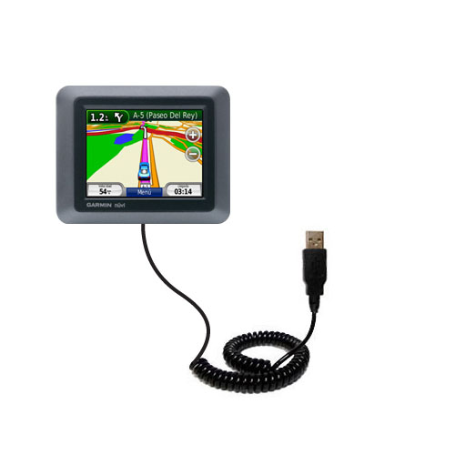 Coiled USB Cable compatible with the Garmin nuvi 510
