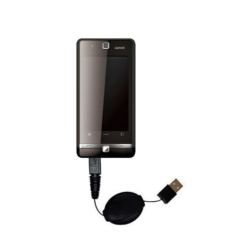 Retractable USB Power Port Ready charger cable designed for the Gigabyte S1205 and uses TipExchange