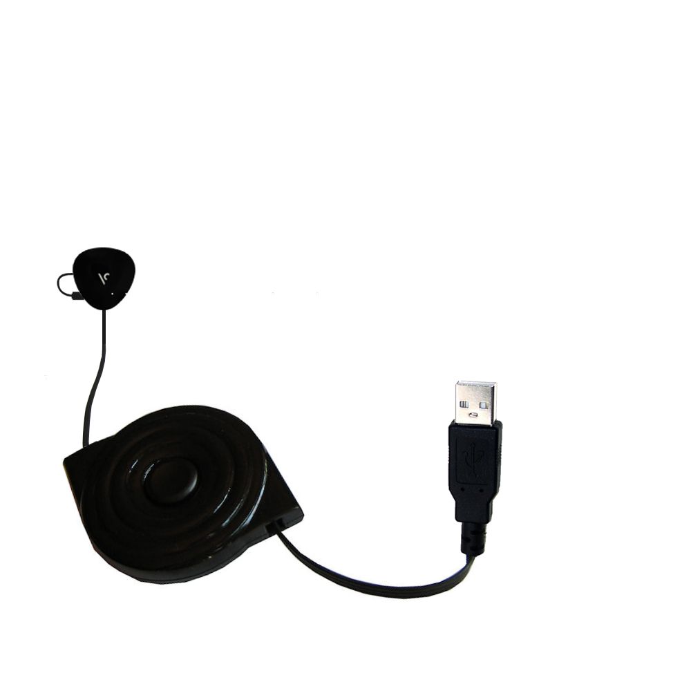 Retractable USB Power Port Ready charger cable designed for the GoCaddyGo VC300 and uses TipExchange