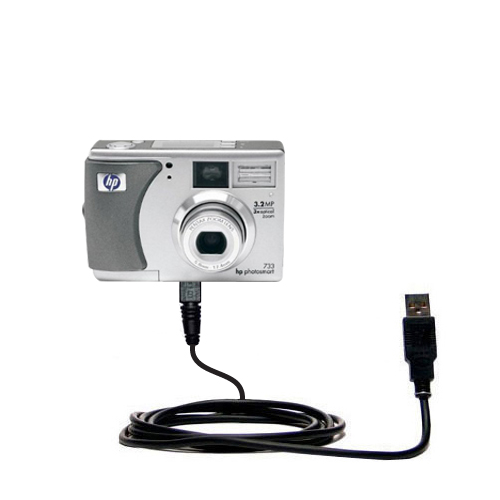 USB Data Cable compatible with the HP PhotoSmart 733