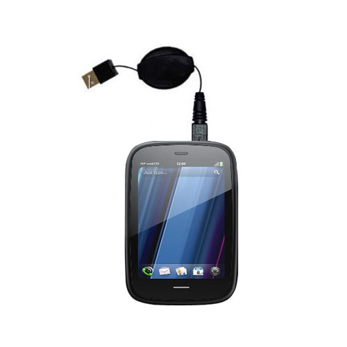 Retractable USB Power Port Ready charger cable designed for the HP Pre 3 and uses TipExchange