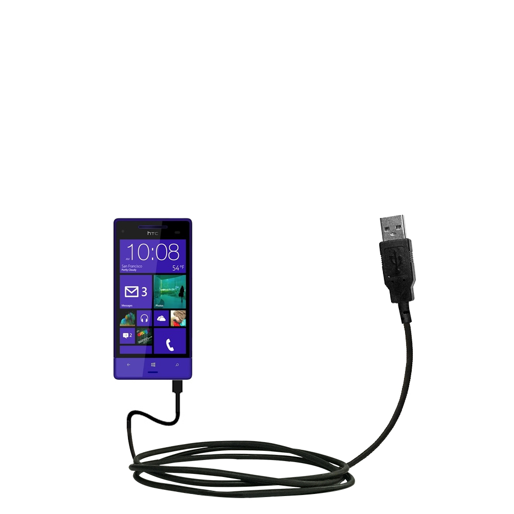 USB Cable compatible with the HTC 8XT