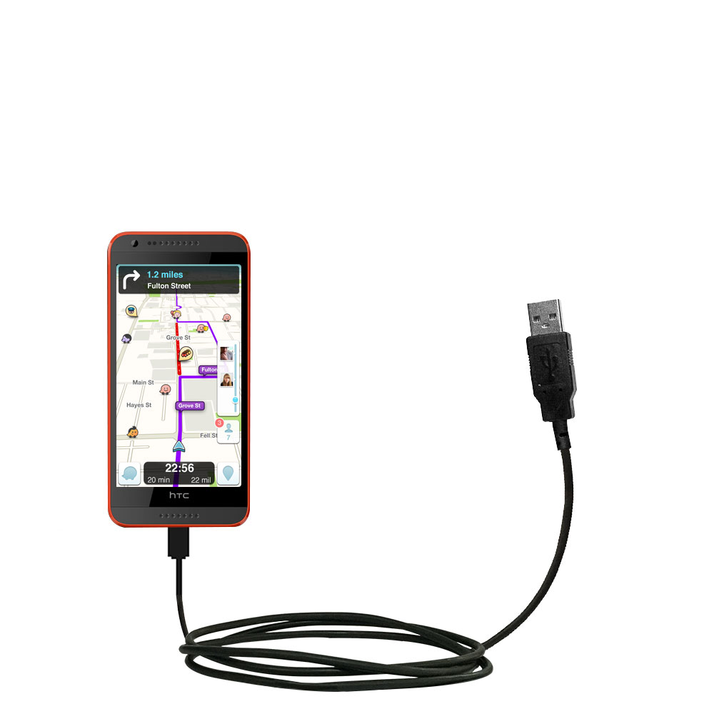 USB Cable compatible with the HTC Desire 620