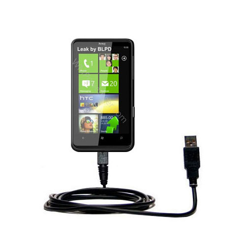 USB Cable compatible with the HTC HD7