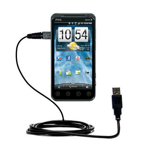 USB Cable compatible with the HTC HTC EVO 3D