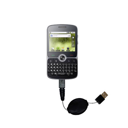 Retractable USB Power Port Ready charger cable designed for the Huawei M650 and uses TipExchange