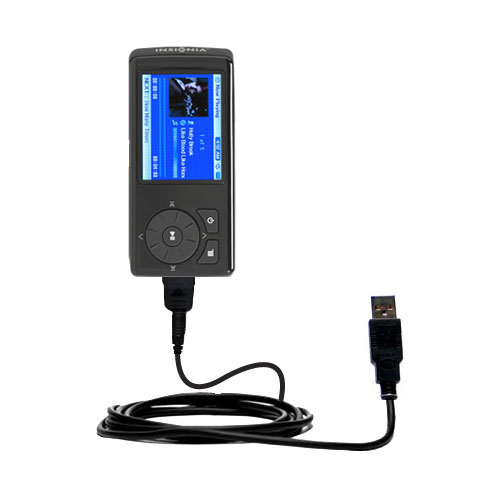 USB Cable compatible with the Insignia 2GB MP3 Player