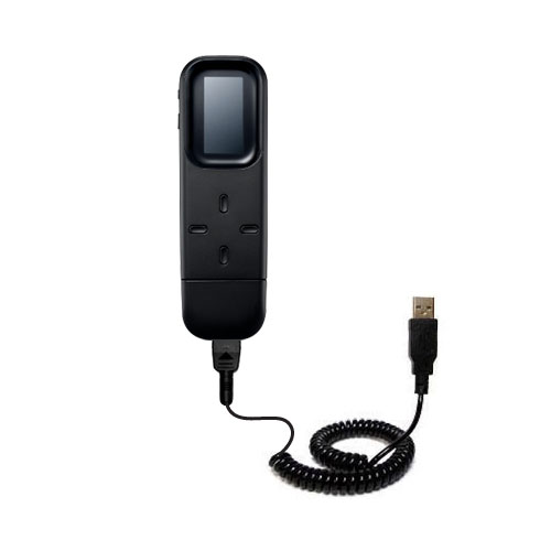 Coiled USB Cable compatible with the iRiver T8