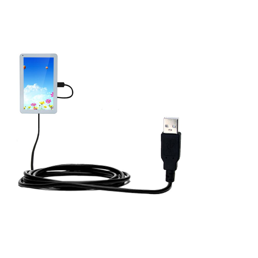 USB Cable compatible with the iRulu AX101 AX123 AX124 Tablet