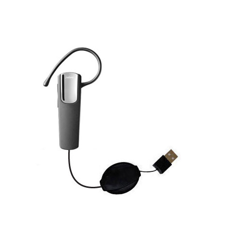 Retractable USB Power Port Ready charger cable designed for the Jabra BT2090 and uses TipExchange