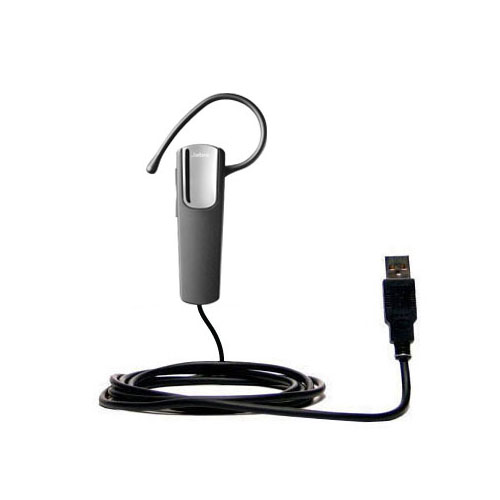 Classic Straight USB Cable suitable for the Jabra BT2090 with Power Hot Sync and Charge Capabilities - Uses Gomadic TipExchange Technology