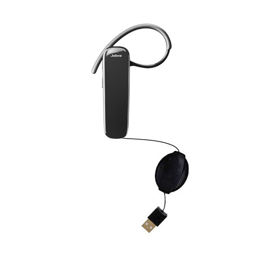 Retractable USB Power Port Ready charger cable designed for the Jabra EASYGO and uses TipExchange