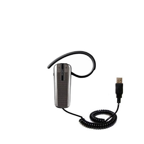 Coiled USB Cable compatible with the Jabra GO 660
