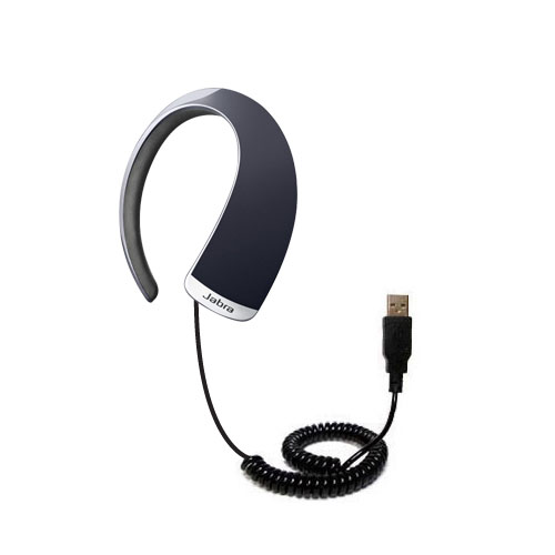 Coiled USB Cable compatible with the Jabra STONE2 - Cradle Required