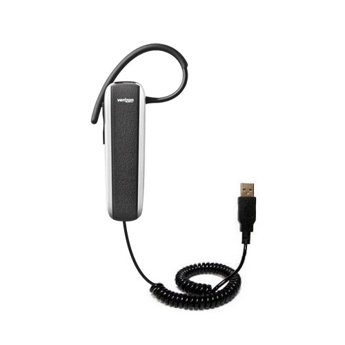Coiled USB Cable compatible with the Jabra VBT4050