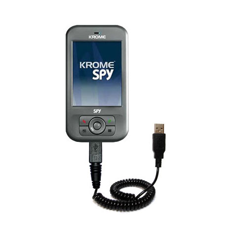 Coiled USB Cable compatible with the Krome Spy