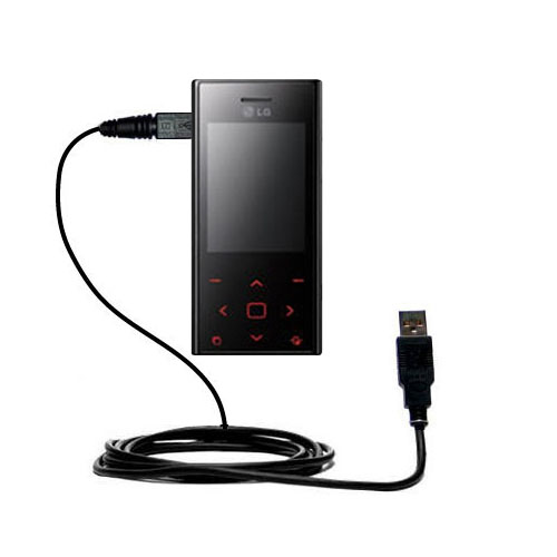 Classic Straight USB Cable suitable for the LG Chocolate BL42 with Power Hot Sync and Charge Capabilities - Uses Gomadic TipExchange Technology
